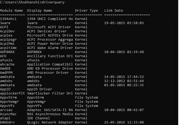 cmd commands