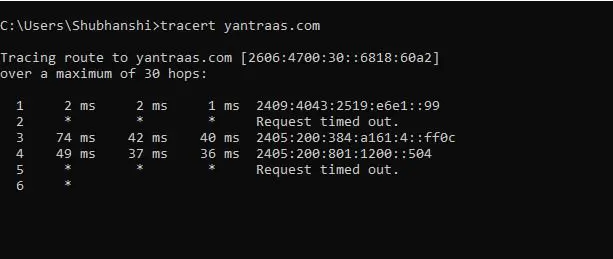 tracert 
