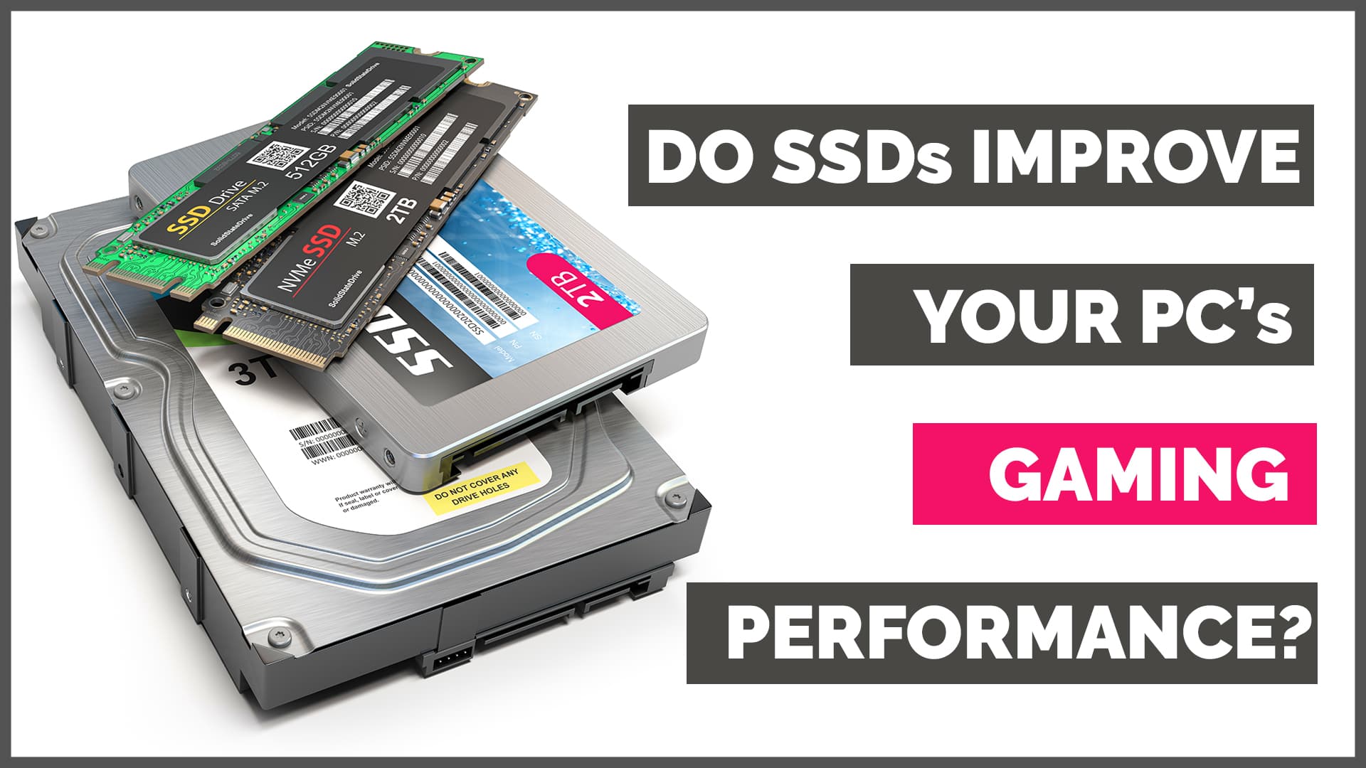 does SSD improve gaming performance