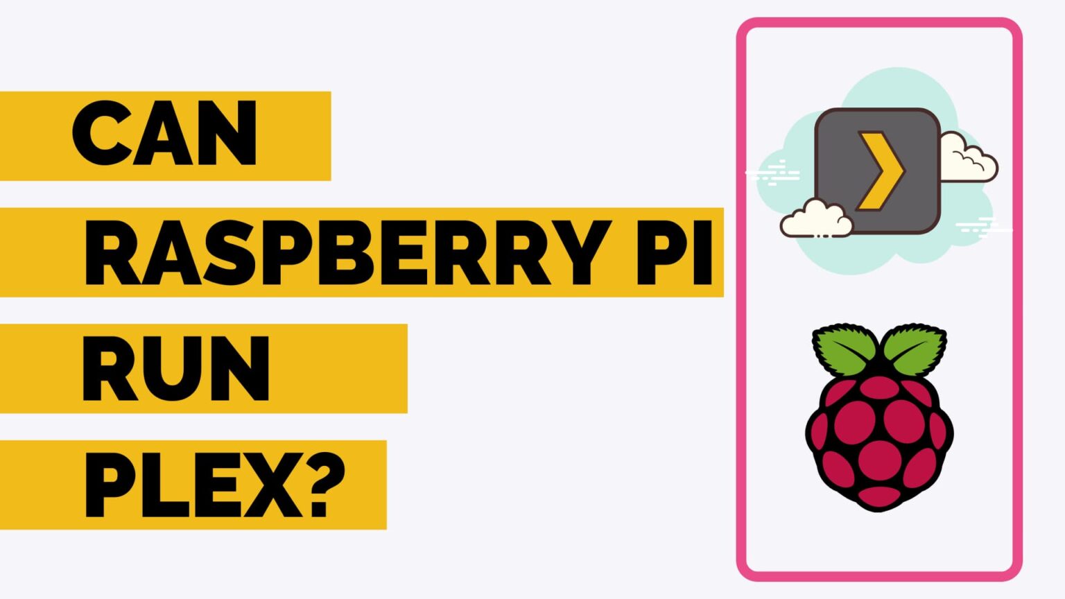 raspberry pi 4 plex server