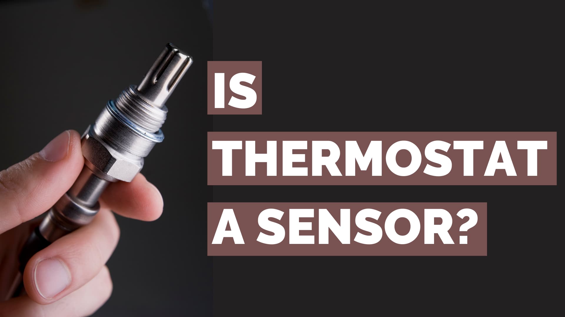is thermostat a sensor