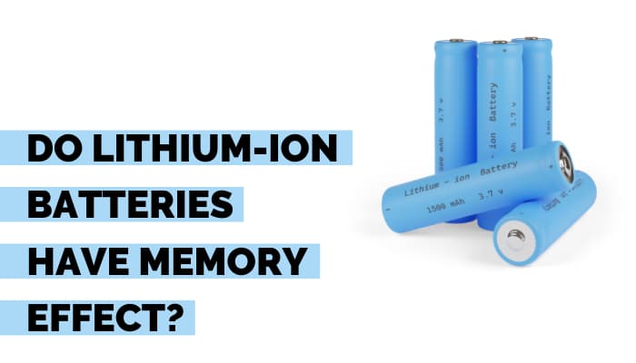 do lithium ion batteries have memory