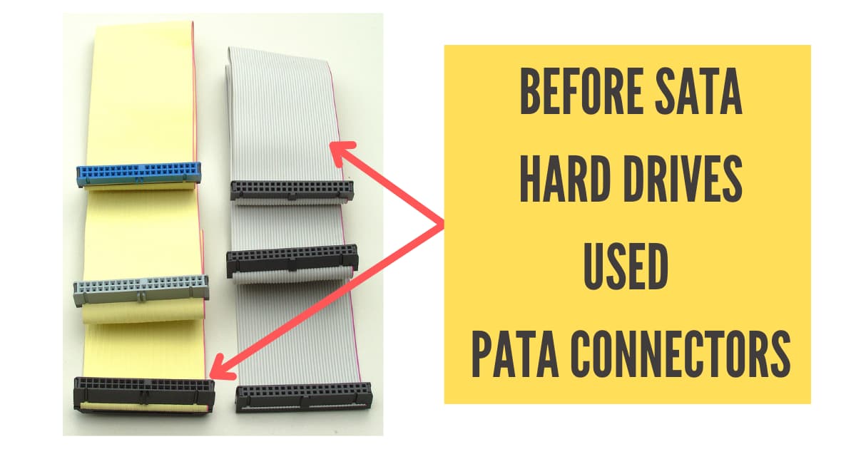hard drive PATA ribbon connectors, are sata ssds still worth it