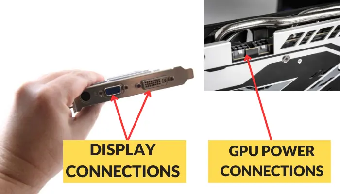 checking gpu connections when PC turns on but no display on monitor